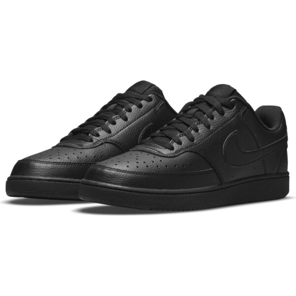 NIKE Court Vision Low Next Nature Sneaker Herren black/black-black 40.5