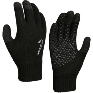 NIKE Knitted Tech and Grip Handschuhe 091 black/black/white S/M