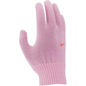 NIKE Swoosh Knit Kinder Handschuhe 634 - med soft pink/bright crimson S/M