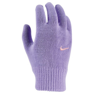 NIKE Swoosh Knit Kinder Handschuhe purple pulse/arctic punch S/M