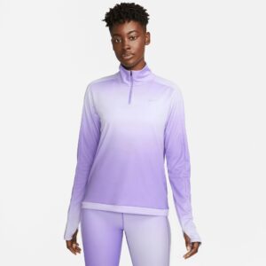 Nike Laufshirt "Dri-FIT Swoosh Womens Printed Half-Zip Top"