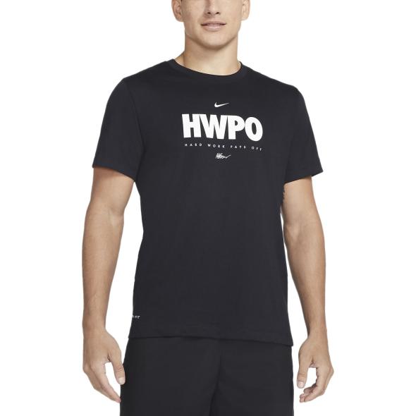 Nike M NK DFC Tee MF Hwpo Herren T-Shirt (Schwarz L ) Skisocken