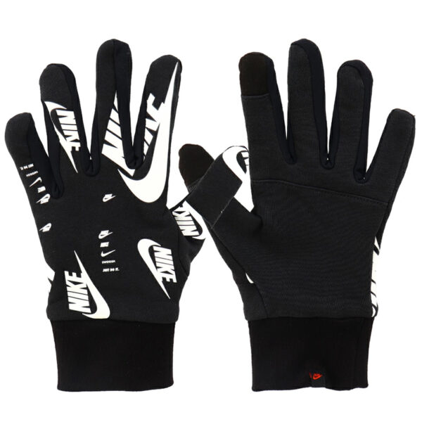 NIKE TG Club Fleece 2.0 Printed Winter-Handschuhe Herren 035 - black/white/lt crimson XL