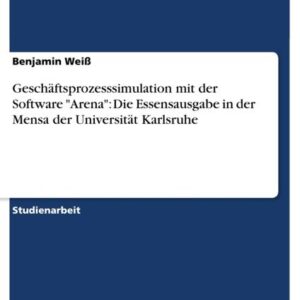 Geschäftsprozesssimulation mit der Software "Arena": Die Essensausgabe in der Mensa der Universität Karlsruhe