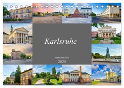 Karlsruhe Impressionen (Tischkalender 2025 DIN A5 quer), CALVENDO Monatskalender